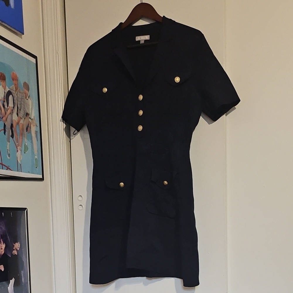 J. Crew Navy Knit Sweater